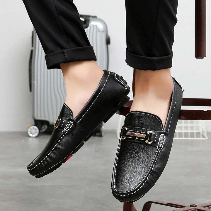 TUXEDO PARK LEATHER LOAFERS