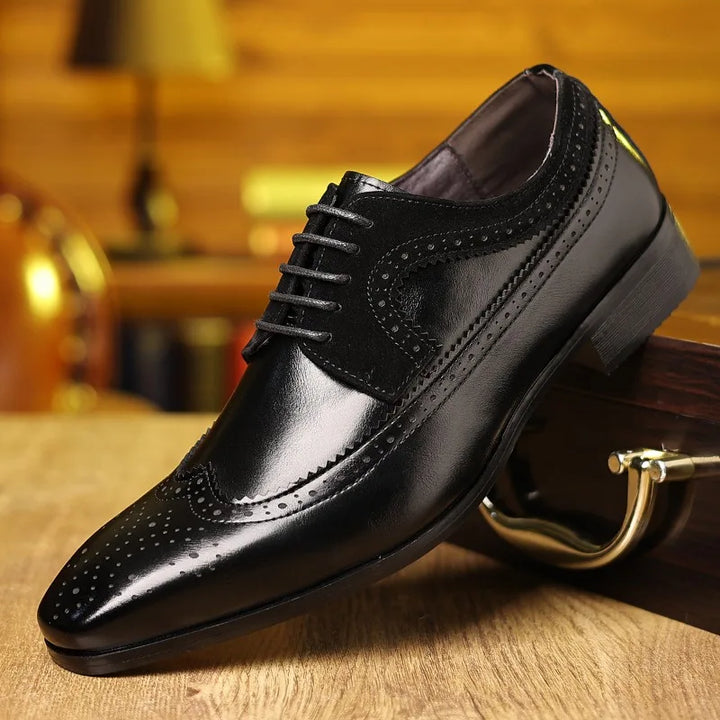 MARCO SANTINO LEATHER LOAFERS