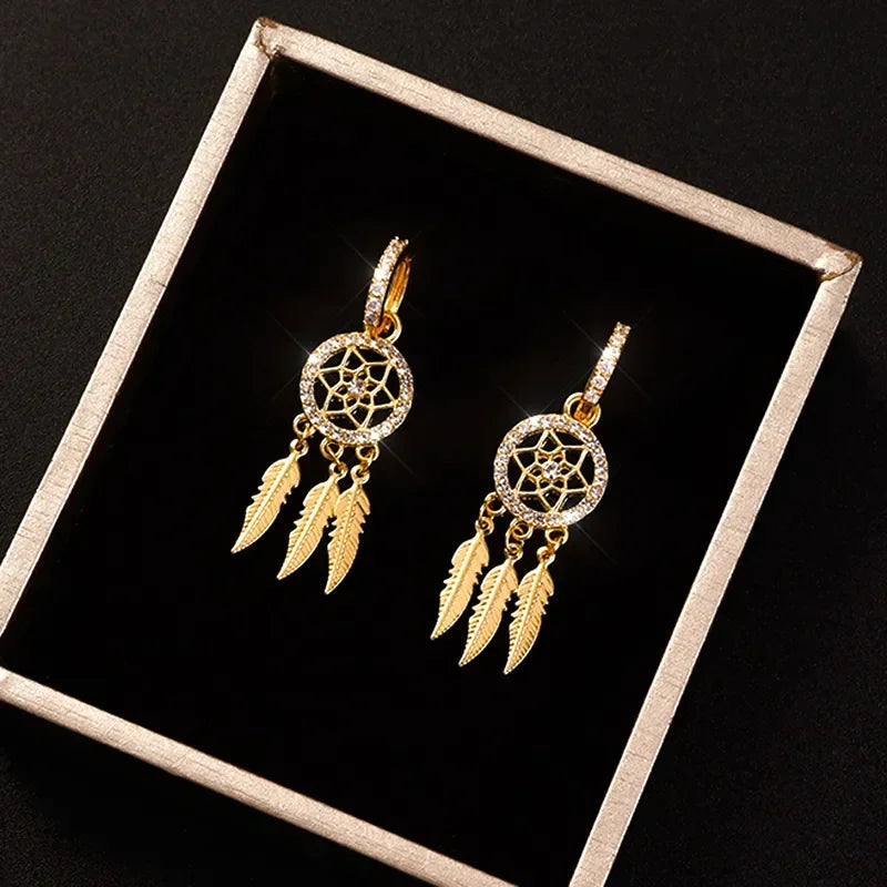 DAHLIA DREAMCATCHER EARRINGS