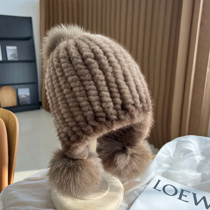 SORAYA MINK FUR BEANIE