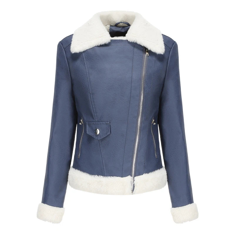 BALLENCIA LEATHER BOMBER JACKET