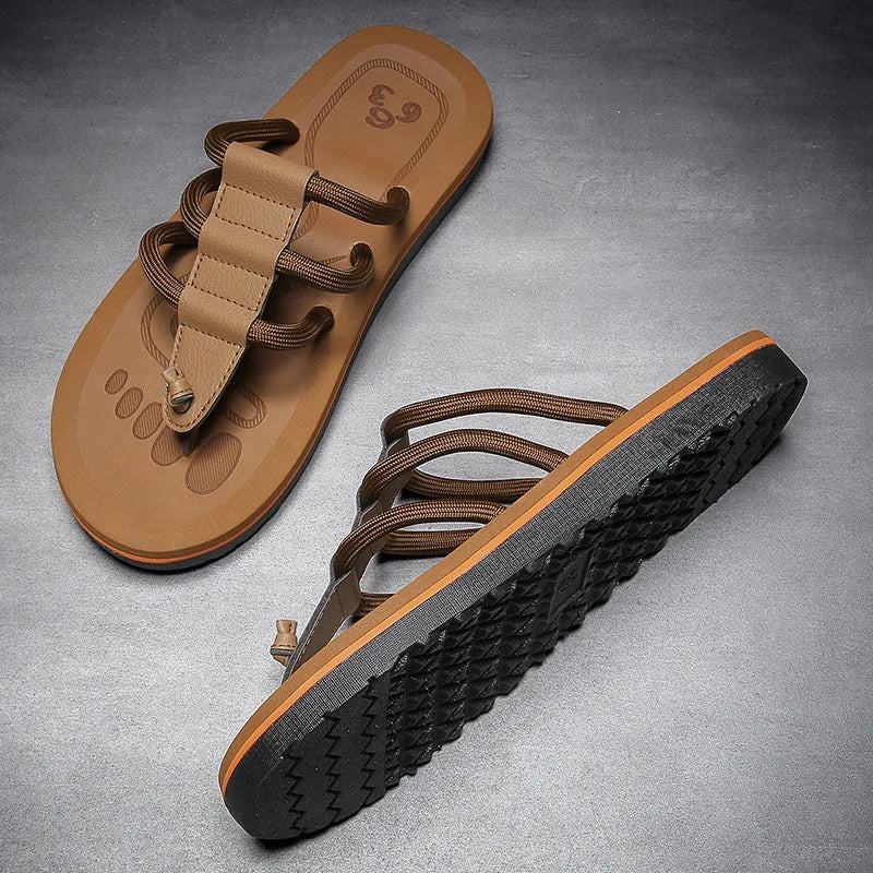 PIERWAY ACTIVEFOAM LEATHER SANDALS