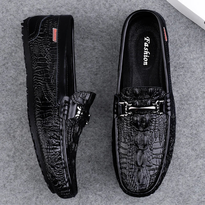 OXFORD CROCODILE BROGANS