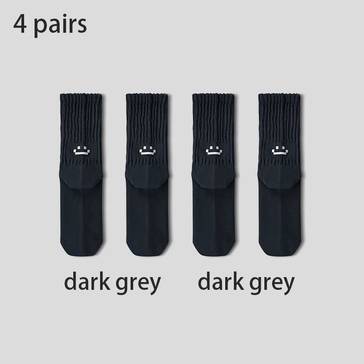 SMIRKSTACK CREW SOCKS - 4 PACK