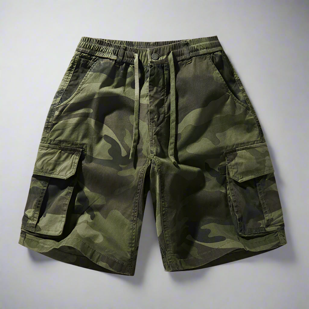 RIDGEWAY CAMO CARGO SHORTS
