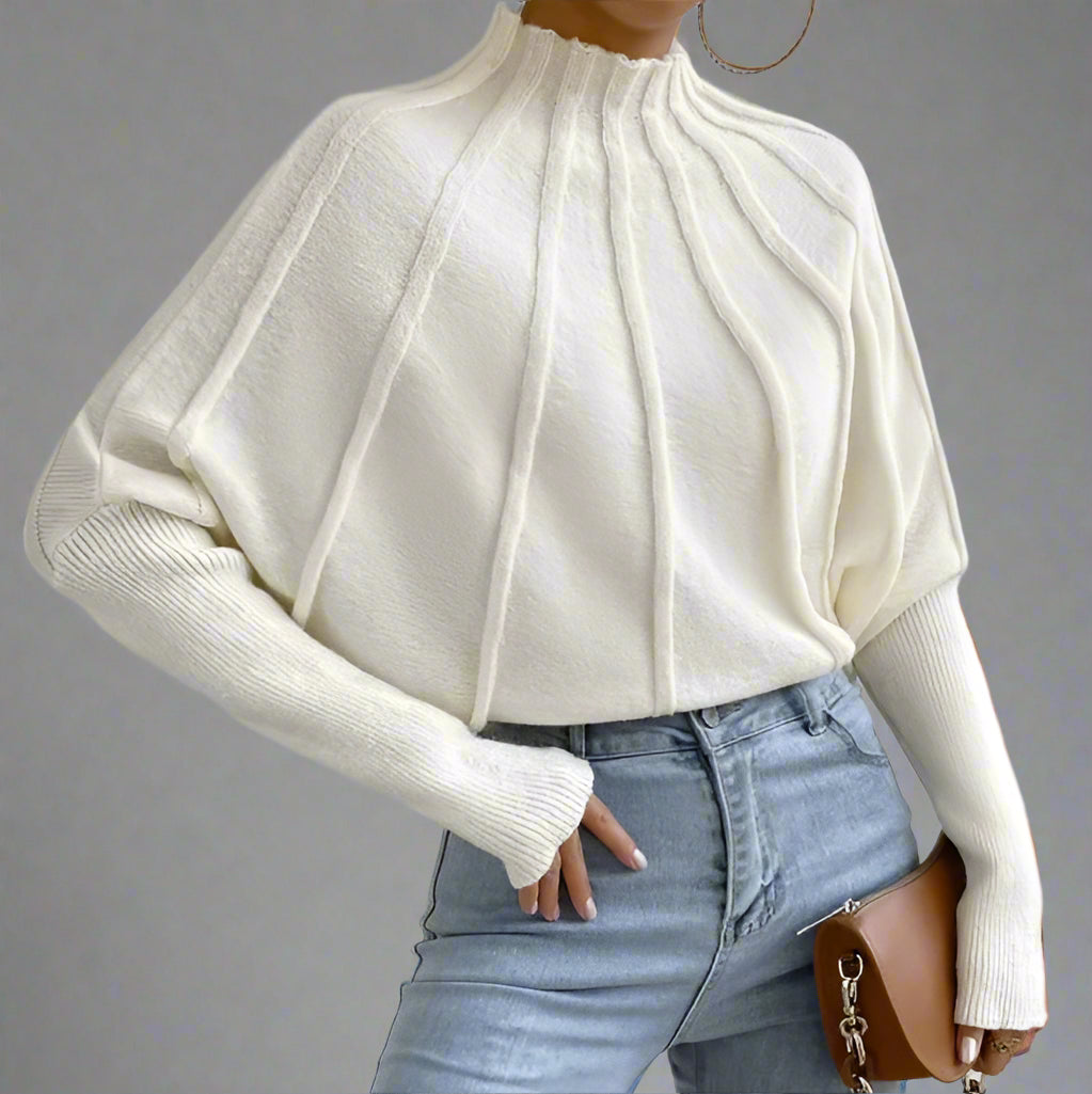 SOLIRA MOCK-NECK SWEATER
