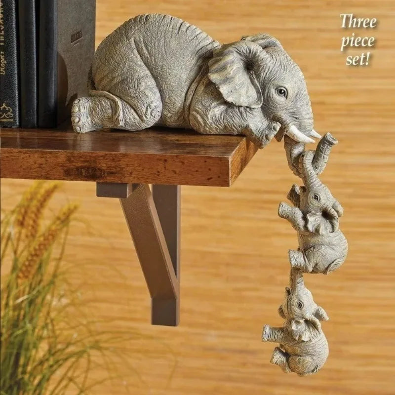 ELEPHANT KINSHIP SCULPTURE
