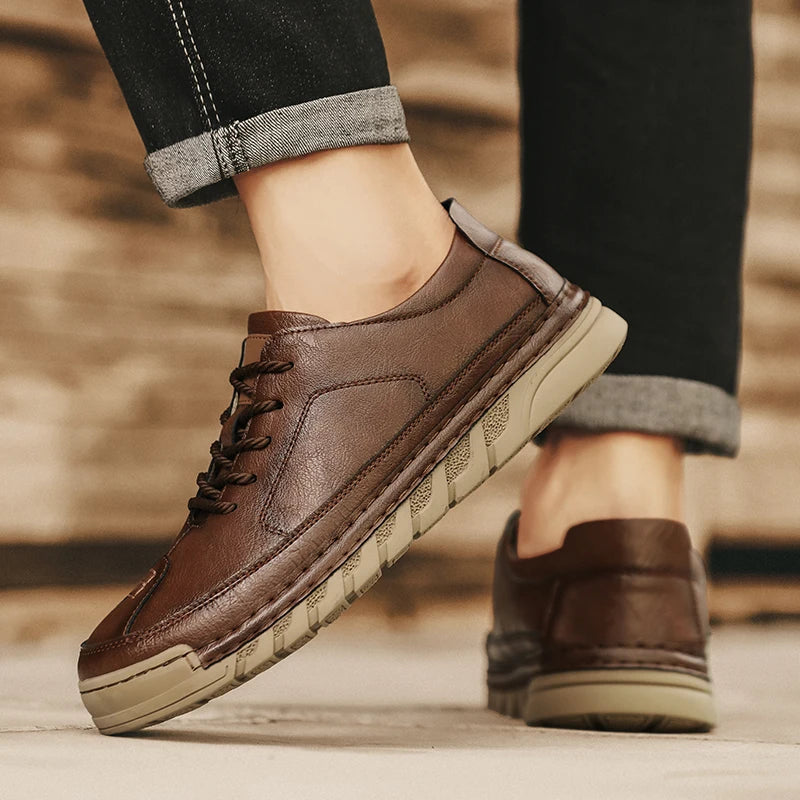 IRONCLAD LEATHER SNEAKERS