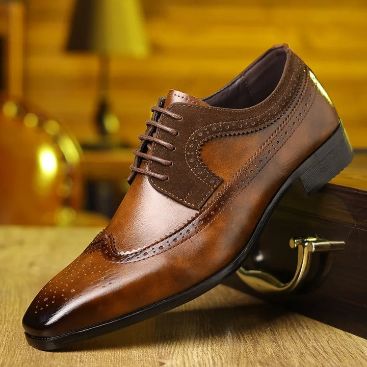 MARCO SANTINO LEATHER LOAFERS