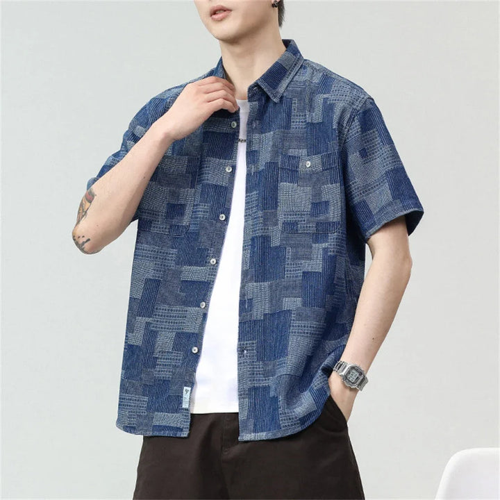BEDFORD GRID SHORT SLEEVE