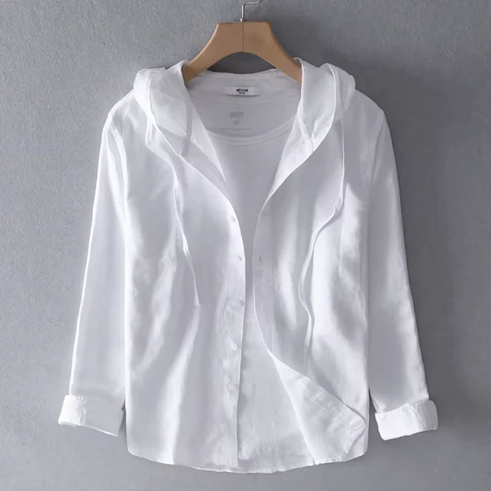 WILLOW COVE LINEN HOODIE