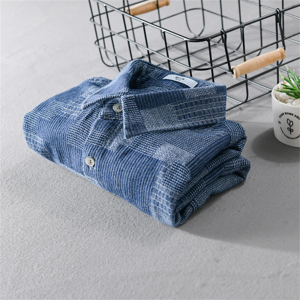 BEDFORD GRID SHORT SLEEVE