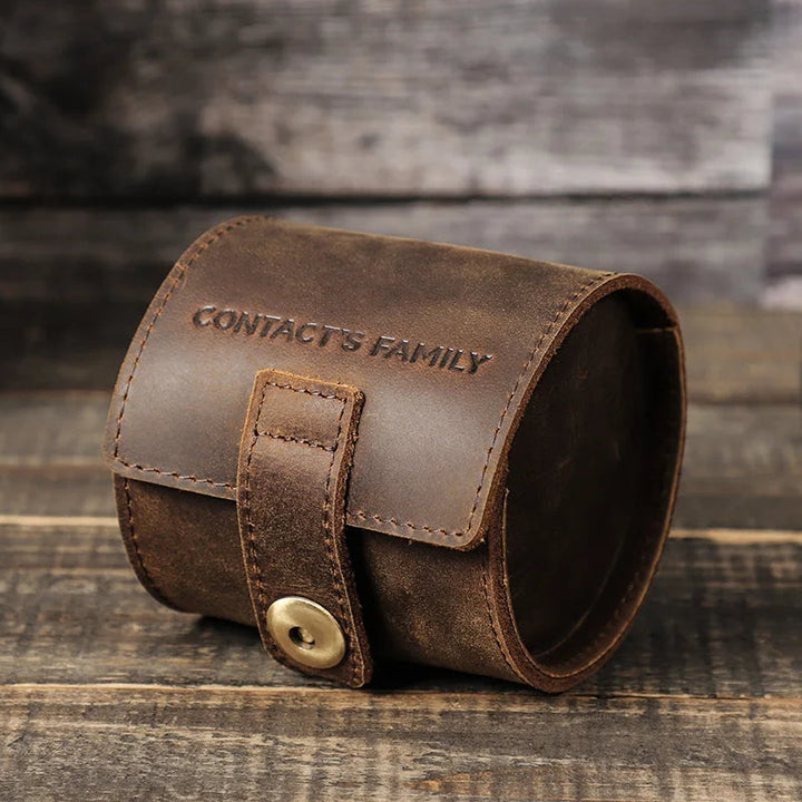 RIDGEBOUND LEATHER WATCH CASE