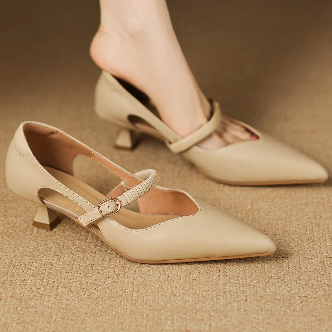 AVANI GENUINE LEATHER HEELS
