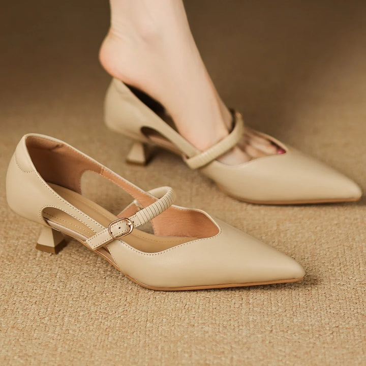 AVANI GENUINE LEATHER HEELS