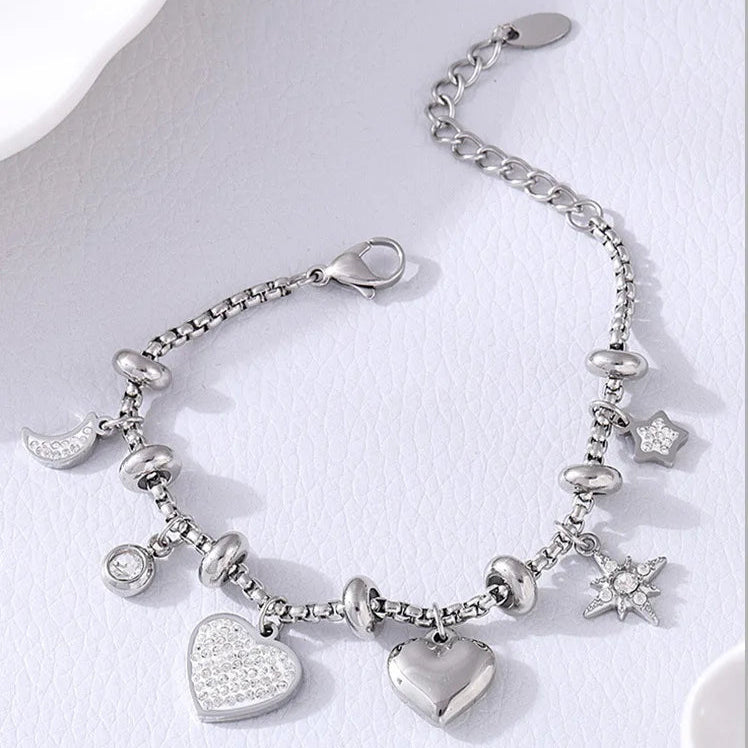 MILA LECLAIR CHARM BRACELET