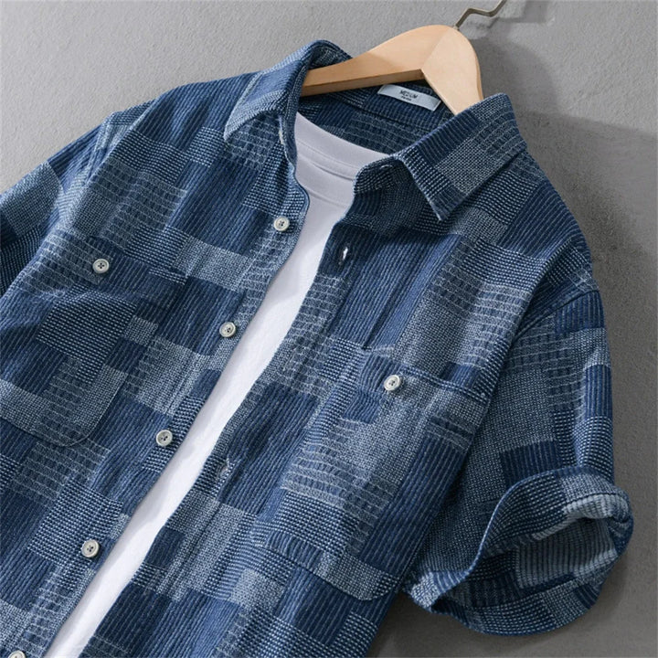 BEDFORD GRID SHORT SLEEVE