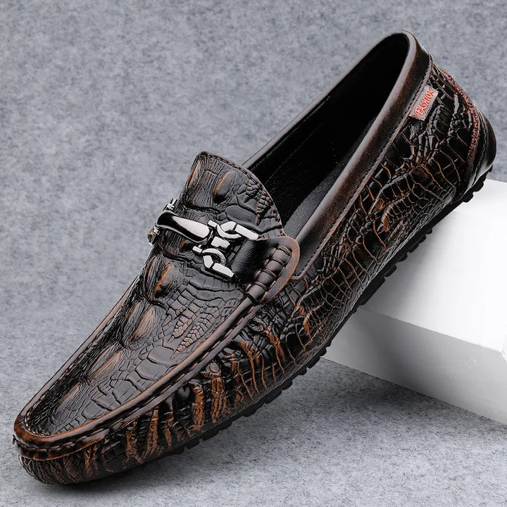 OXFORD CROCODILE BROGANS