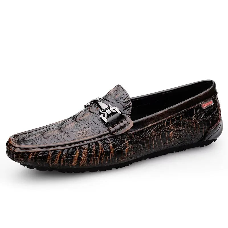 OXFORD CROCODILE BROGANS