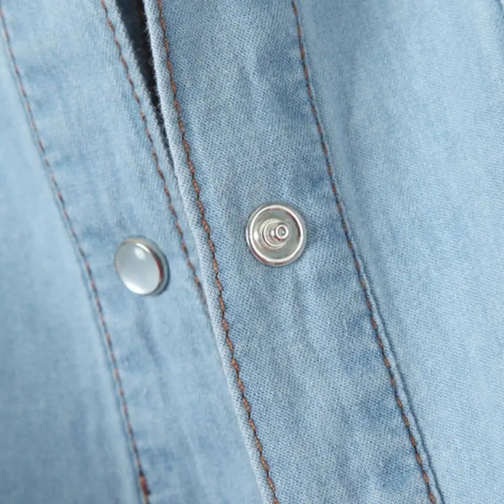 AVERY TIE-KNOT DENIM SHIRT