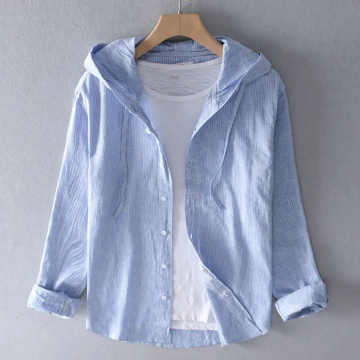 WILLOW COVE LINEN HOODIE