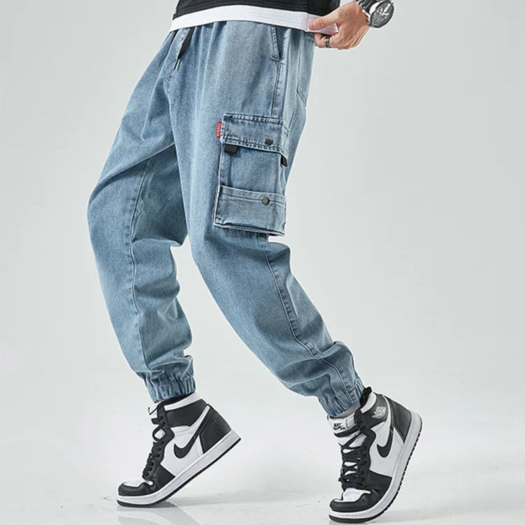 KINGSWAY CARGO DENIM JOGGERS