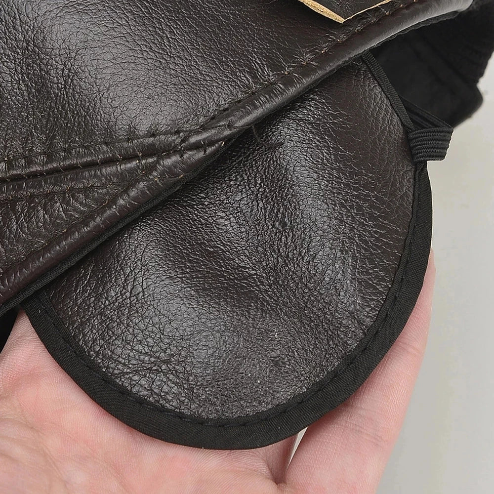 BOROUGH PARK LEATHER CAP