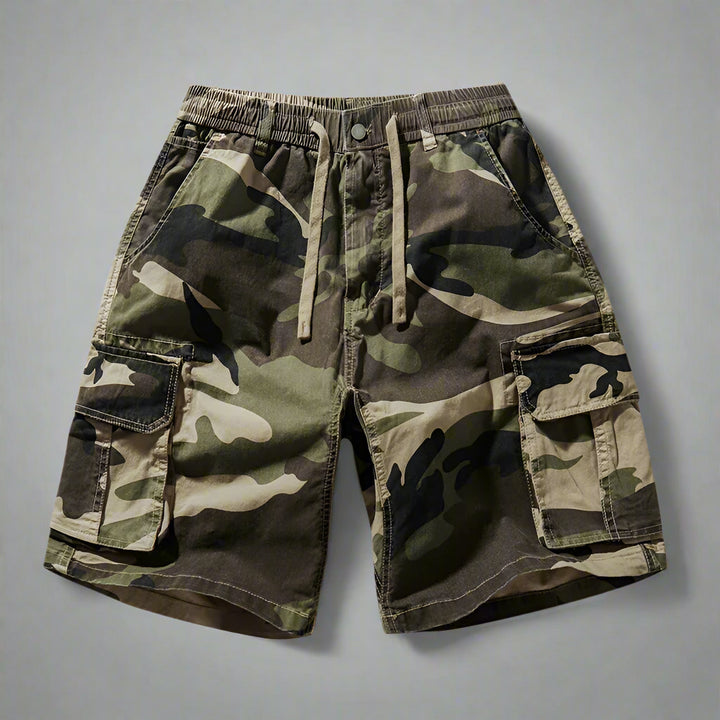 RIDGEWAY CAMO CARGO SHORTS