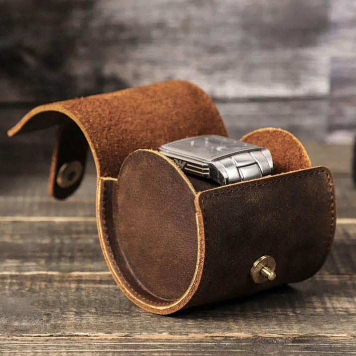 RIDGEBOUND LEATHER WATCH CASE