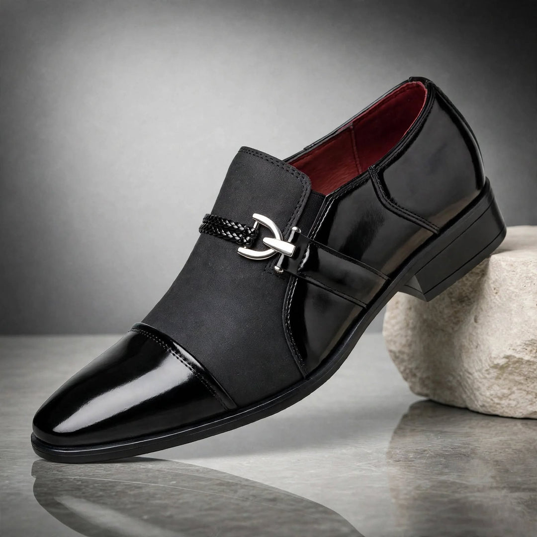 DANTE SANTORI LEATHER LOAFERS