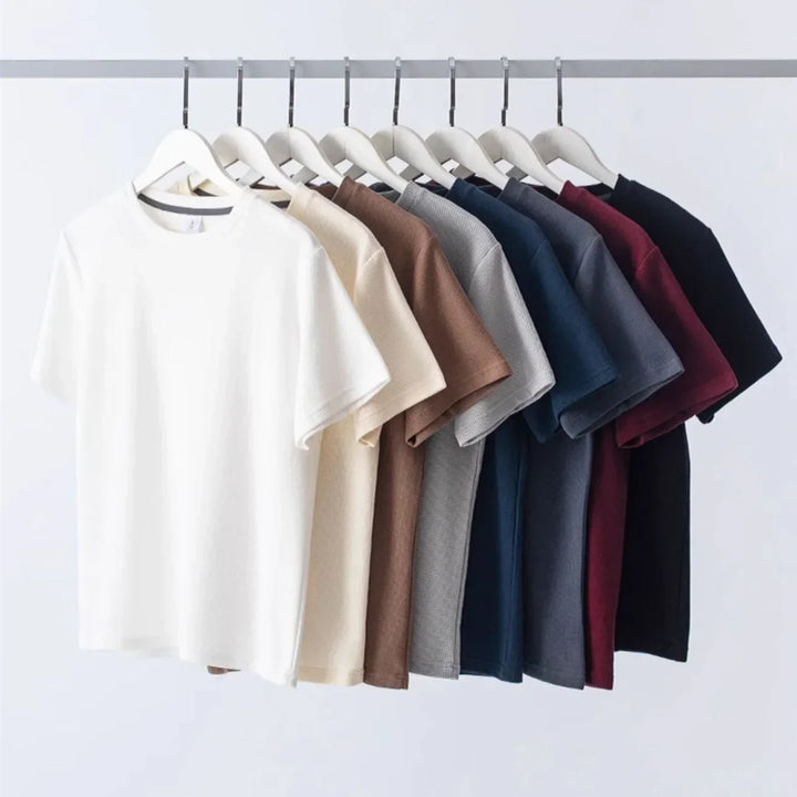 PRAXTON WAFFLE KNIT TEE