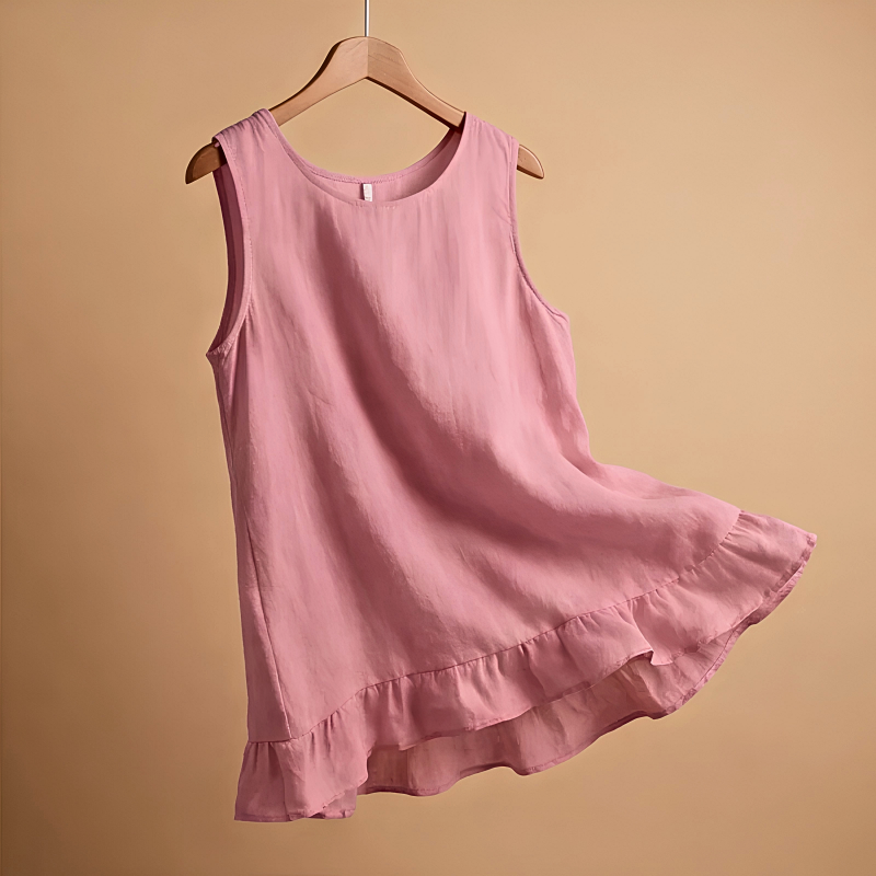 SADIE BELLE LINEN MINI DRESS