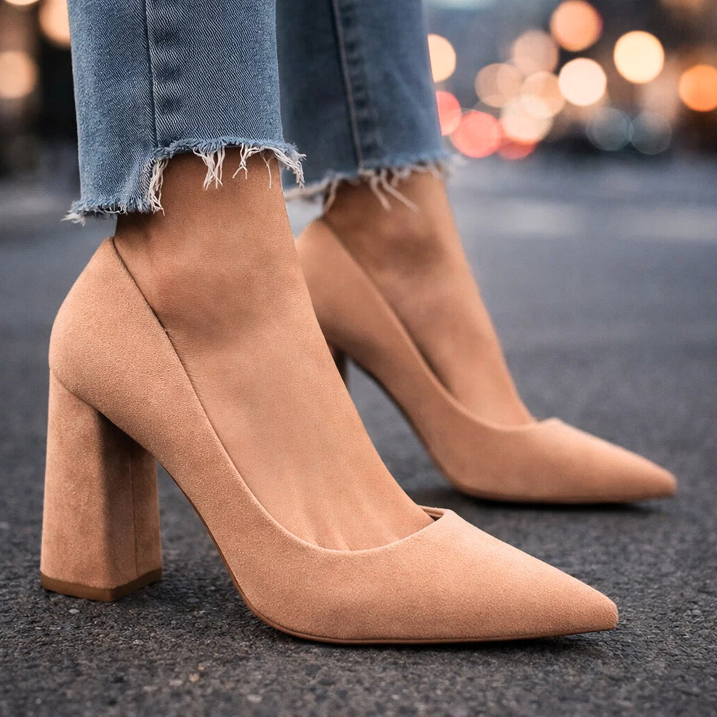 VIVIENNE VELVET HEELS