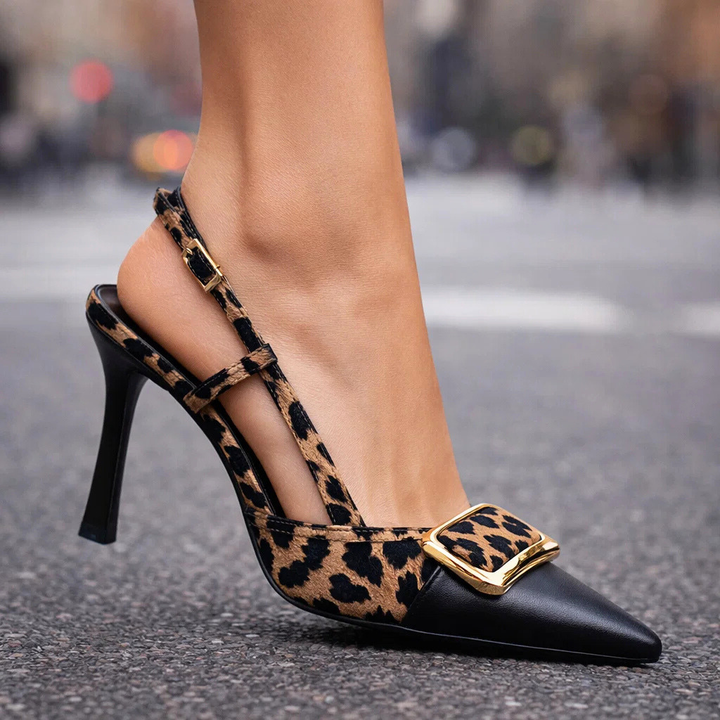 JADA MARIE LEOPARD HEELS