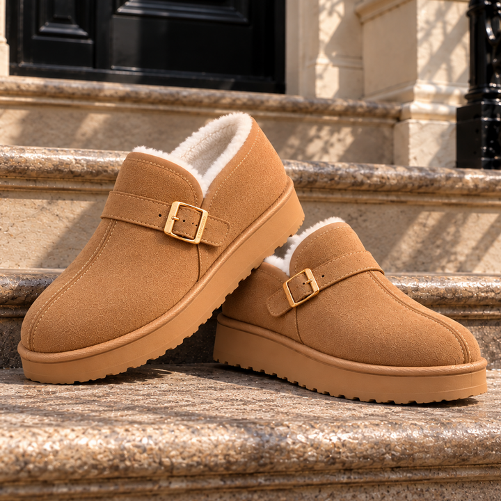 MILA ARDEN SUEDE SLIP-ONS