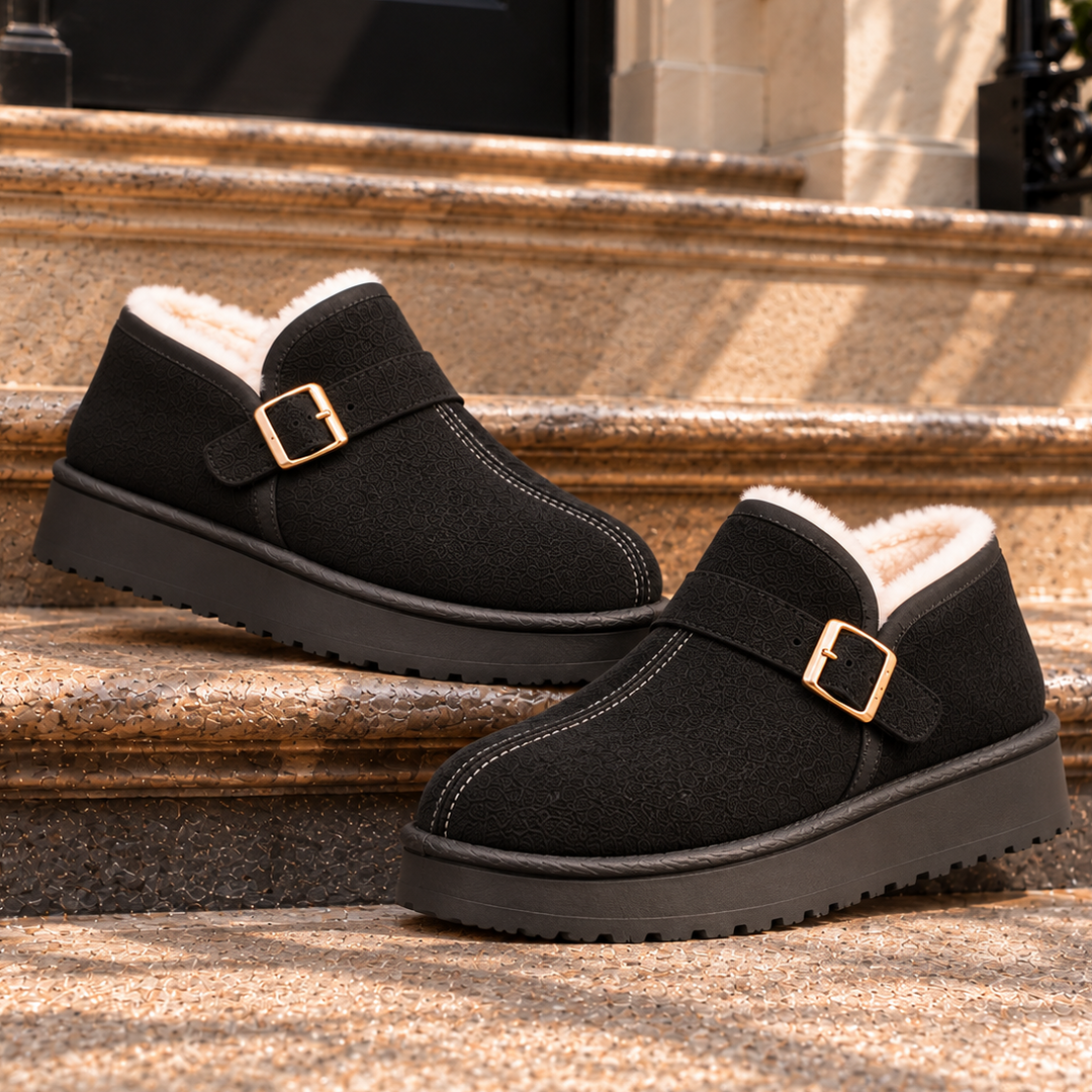 MILA ARDEN SUEDE SLIP-ONS