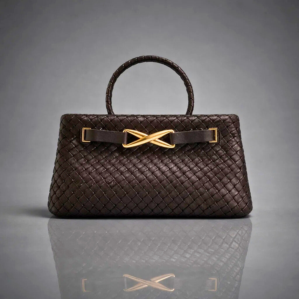 CAMILLE WOVEN SATCHEL