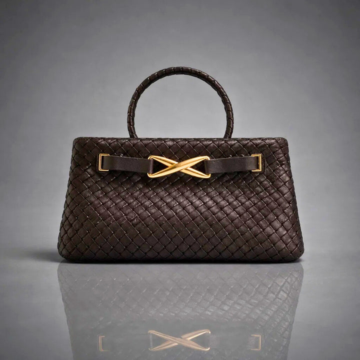 CAMILLE WOVEN SATCHEL