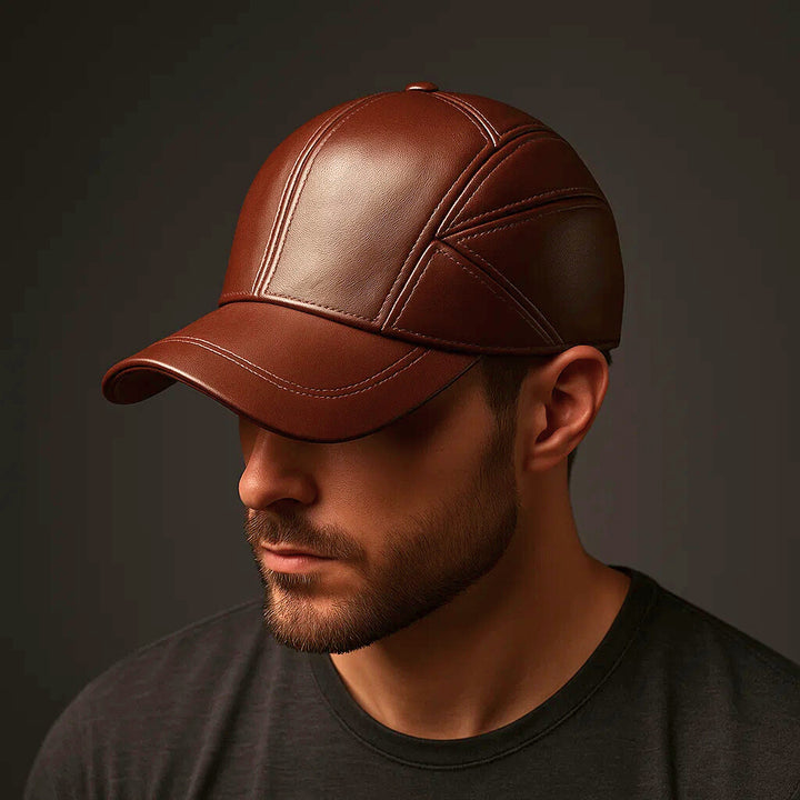 BOROUGH PARK LEATHER CAP