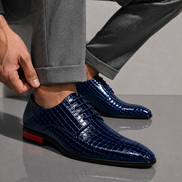 SANTORI CROC OXFORDS