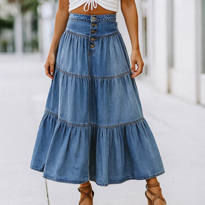 MARIBEL TIERED SKIRT