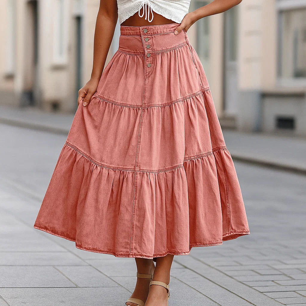 MARIBEL TIERED SKIRT
