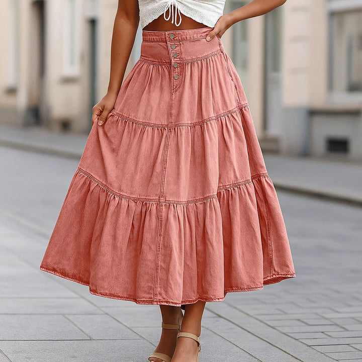MARIBEL TIERED SKIRT