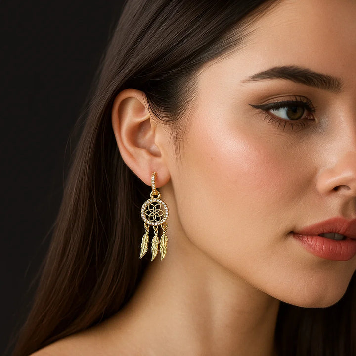 DAHLIA DREAMCATCHER EARRINGS