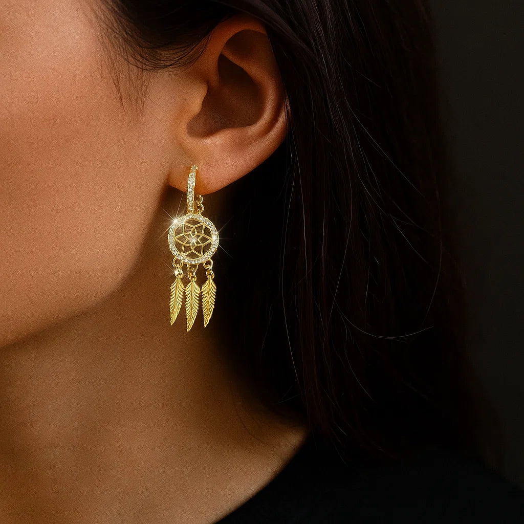 DAHLIA DREAMCATCHER EARRINGS