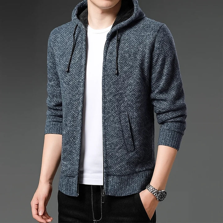 CALDER ZIP CARDIGAN