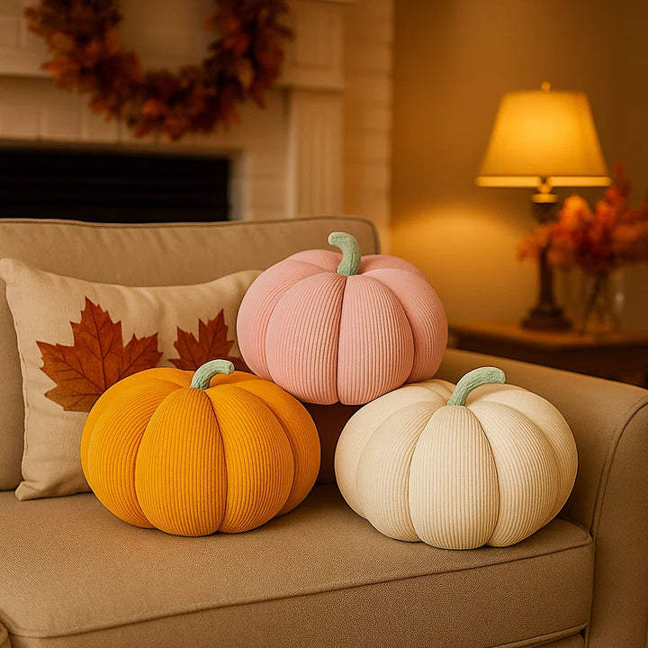 HARVEST PLUSH PUMPKIN PILLOW