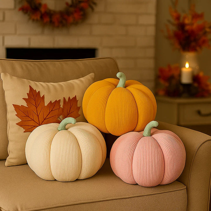HARVEST PLUSH PUMPKIN PILLOW