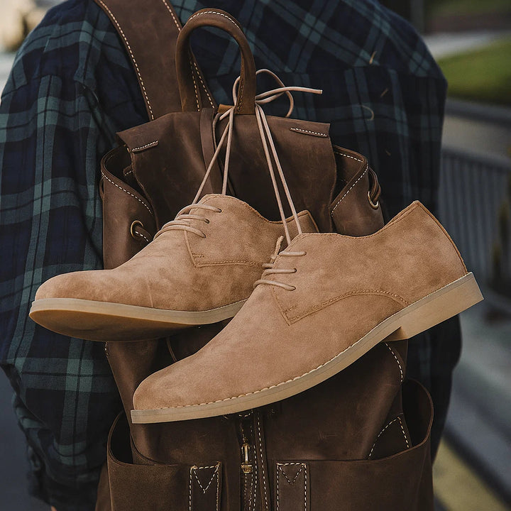 CLARK MASON SUEDE OXFORDS