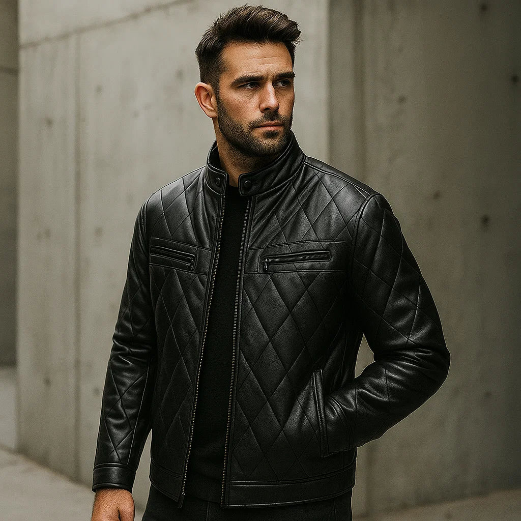 HARRISON BLADE LEATHER JACKET
